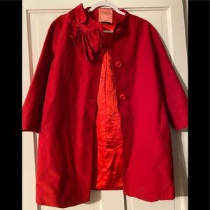 Red Kate Spade Kendall coat / jacket
